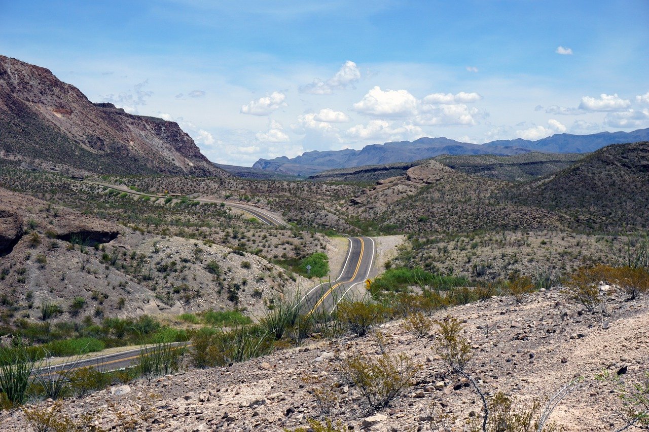 highway mountain canyon